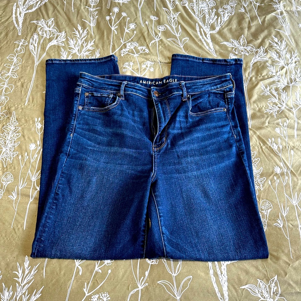 American Eagle Slim Straight Jeans 16 Reg